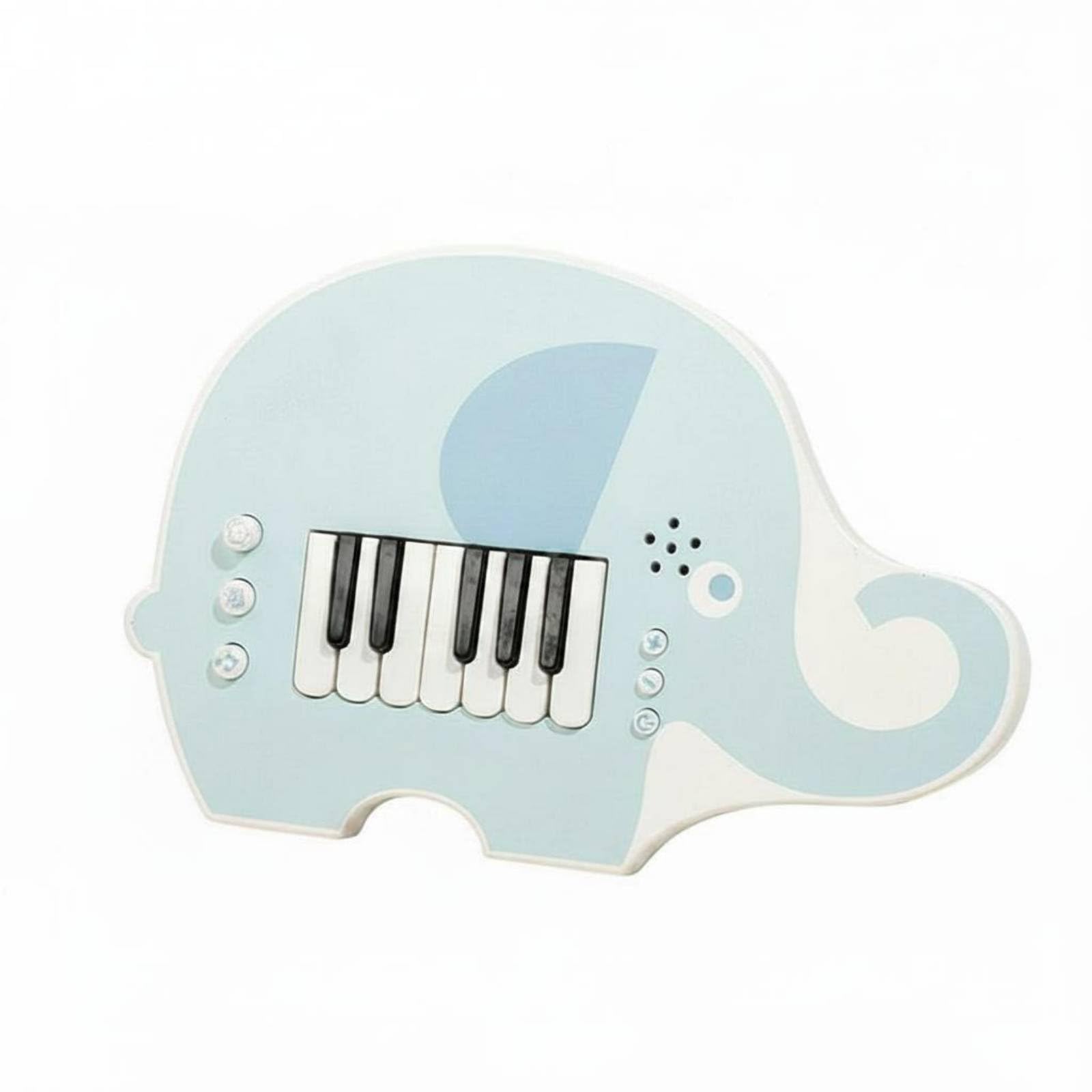 Multifunction Wooden Kids Piano Educational Kids Piano Box Interactive Electronic Keyboard Portable for Toddlers, Babies, Cute Elephant|Toys & Hobbies | Educational | Music & Art-image-1