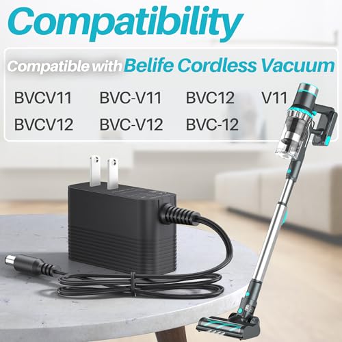 Belife BVCV11 31V DC Charger for Cordless Vacuum Cleaner - Replacement Parts
| Belife BVC12 31V DC Charger with AC Adapter for Cordless Stick Vacuum - Power Supply
| Belife BVC-V12 31V DC Charger for Handheld Cordless Vacuum - Replacement Parts