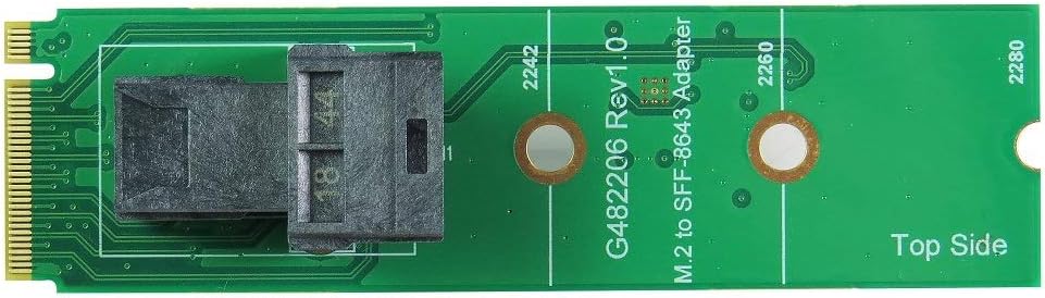 Micro SATA Cables|M.2 M-Key Mini SAS HD SFF-8643 Adapter