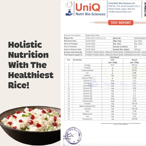 Image of RealNutriCo Hyper Rice, 2X High Protein Rice 1.8 kg | Low Carb High Dietary Fiber White Rice | For Whole Family | Better Portion Control | Non GMO | 14X Nutrition Boost