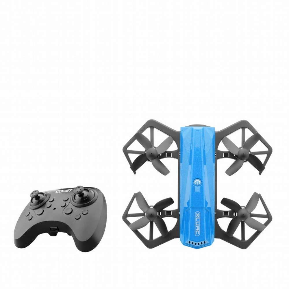 MU Intelligente Seguire Mini Drone Fotografia Aerea Hd Professionale a Lunga Vita Rc Aereo Giocattolo a Quattro Assi Dei Velivoli,Blu,A