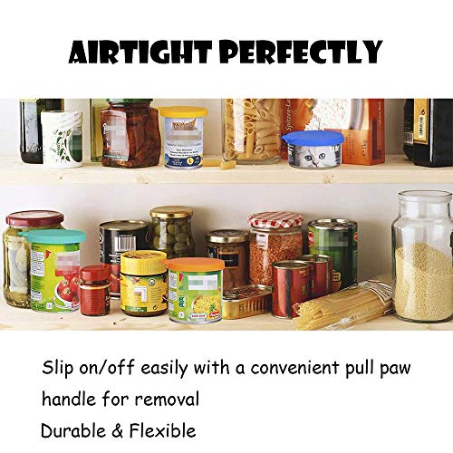 ISKM Dosendeckel 2er-Set Futterdosen Deckel Tierfutter Lebensmittelechtes Silikon Katzenfutter Dosen Deckel BPA Frei & FDA-Zulassung 3 in1 Passform Katzen & Hunde (Cyan) - Image 6