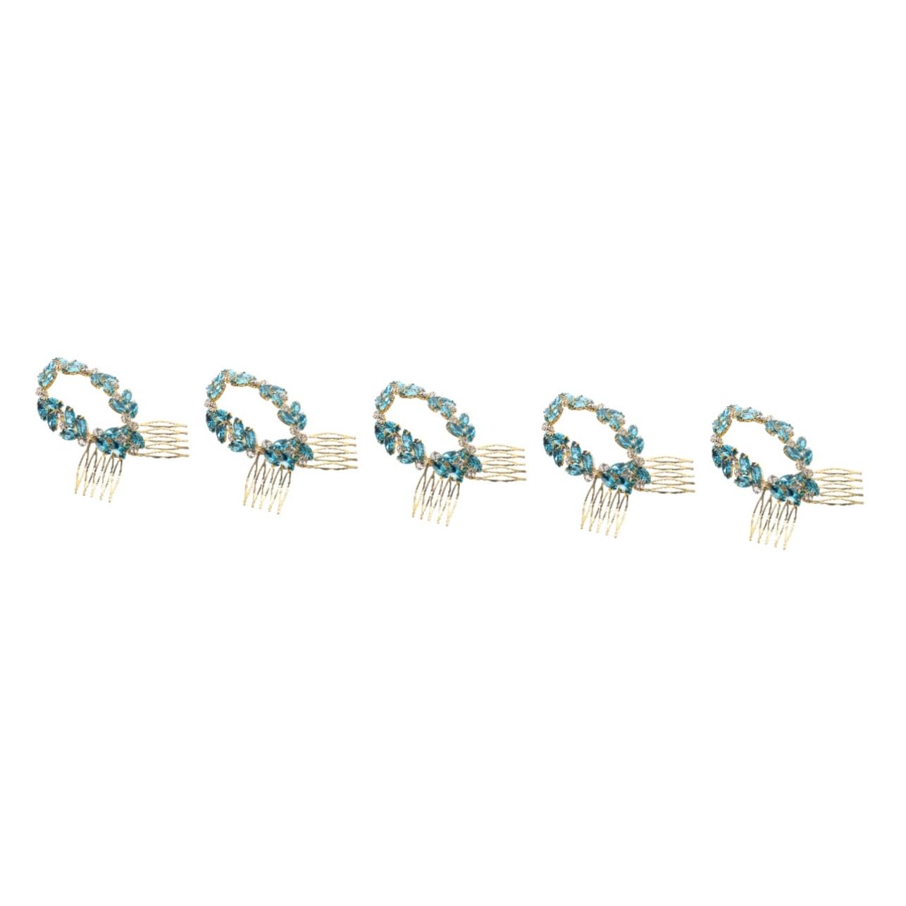 DOITOOL 5stücke Haarnadel Mit Strasssteinen Für Haarschmuck Accessoires Für Hochzeiten Und Partys Farbige Haarspangen Und Für Tägliches Tragen