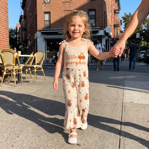 Image of Thanksgiving Baby Girl Outfit Toddler Turkey Romper Overalls Jumpsuit