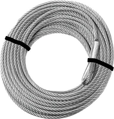 KFI Products Replacement Winch Cable for 3500 Series - Silver