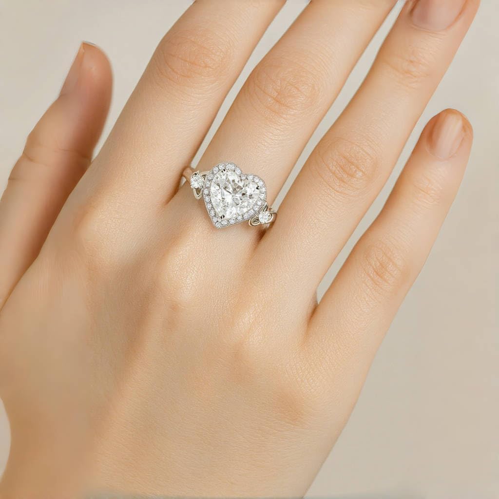 Celtic Sterling Silver Birthstone Ring for Women, Adjustable Size Trinity Knot Heart Design 925 Silver January Garnet Ring, Meaningful Birthday Gift for Girlfriend, Wife, Mom - Image 4