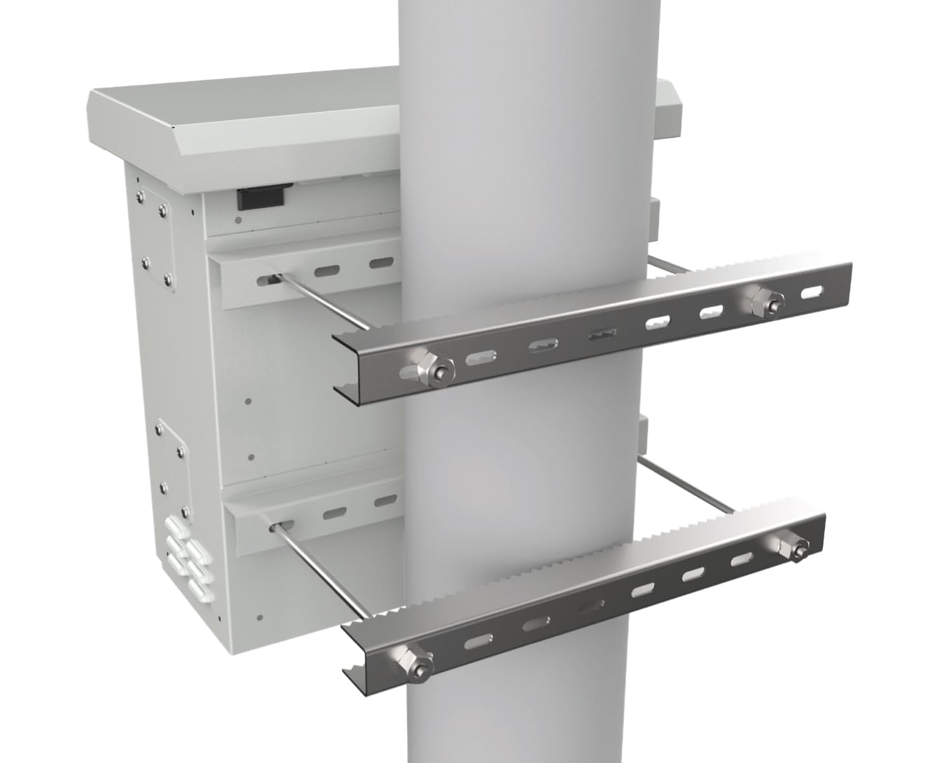 Techly Professional 369137 Armadio Rack 19" Fissaggio a Palo P 250 mm IP66 Mini Grigio