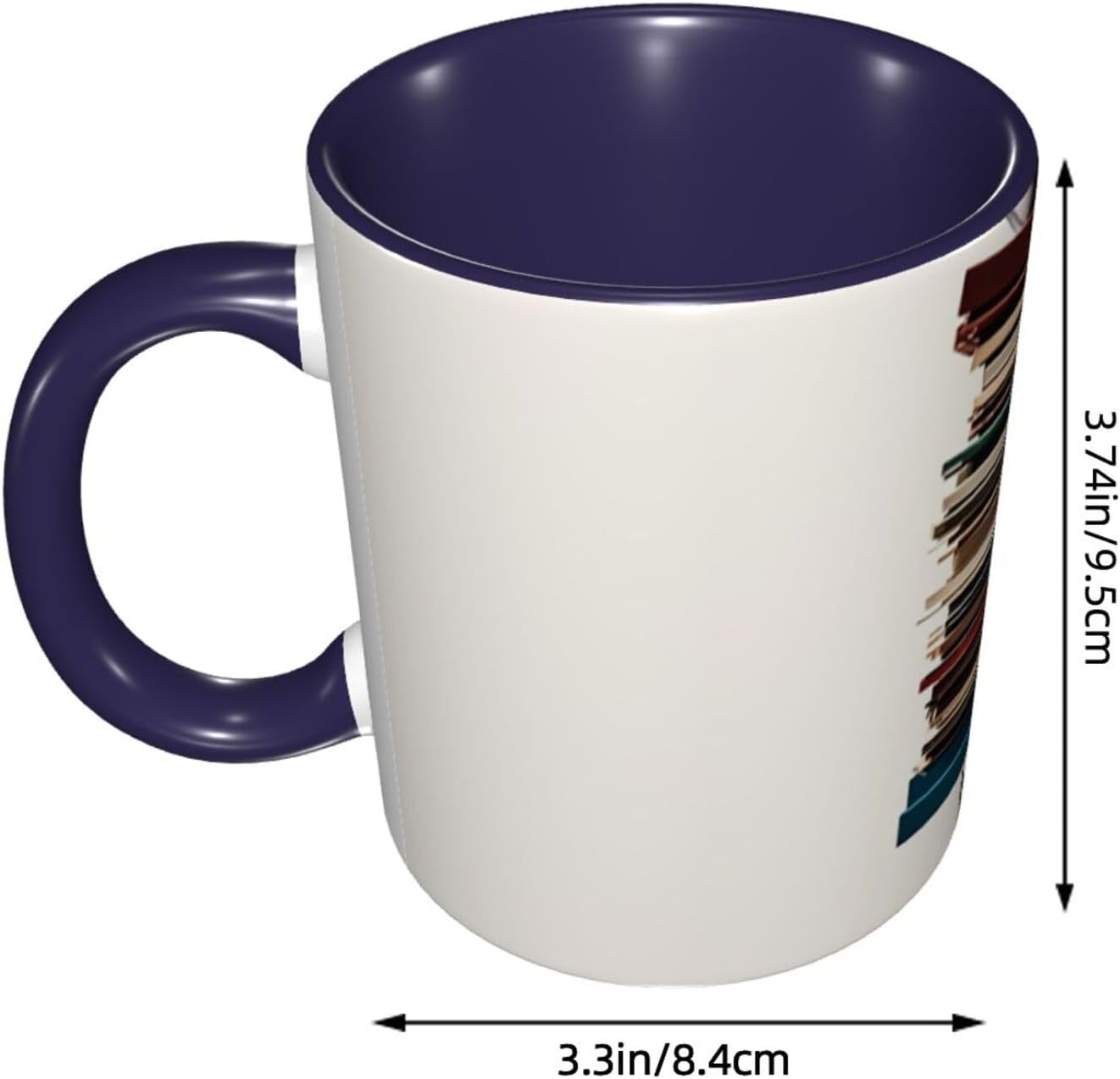 11oz Ceramic Coffee Mug Novelty Mugs With Handle Vinyl Records And Tapes Coffe Cups Funny Tea Cup Gifts For Women Men Home Office Kitchen image 3