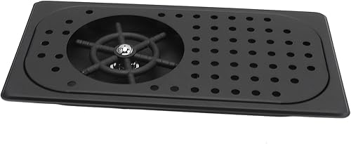 Miniatura 6 de Enjuagadora de vidrio Lavadora de tazas de acero inoxidable 304 Bandeja de goteo de drenaje de manguera, equipo de lavado, cafetería, bar, enjuague