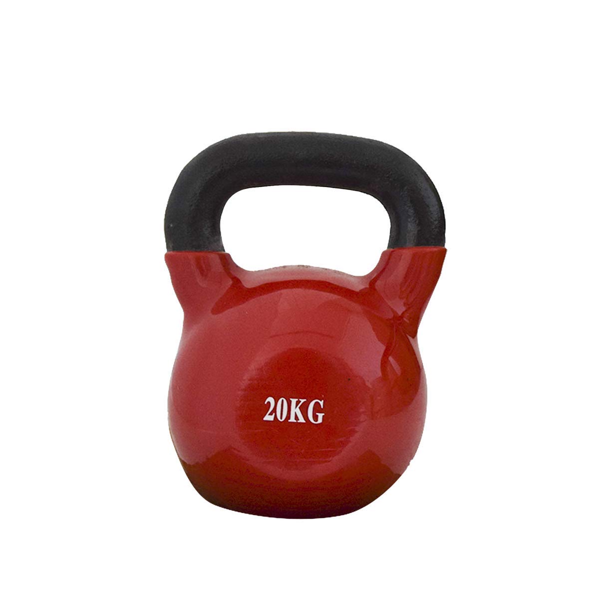 FitAndFun Ghiria Kettlebell Neoprene Rosso Tonificazione Esercizi Palestra Casa 20kg (SP5035)