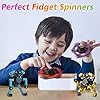 519df+bjt6l - Transformable Fidget Spinners 4 Pcs for Kids and Adults Stress Relief Sensory Toys for Boys and Girls Fingertip Gyros for ADHD Autism for Kids Gifts Easter Basket Stuffers (Fidget Toy 4pc)