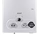 Calentador de agua de gas natural, 12 L, acero inoxidable, tankless Instant,...