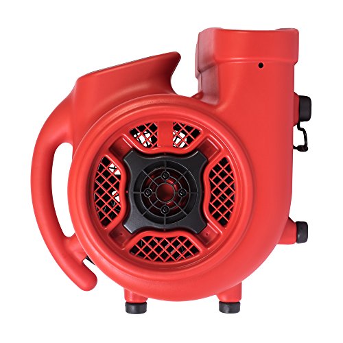 Image of XPOWER P-430 Pro 1 /3 HP 2000 CFM Centrifugal Air Mover, Carpet Dryer, Floor Fan, Blower, for Water Damage Restoration, Janitorial, Plumbing, Home Use