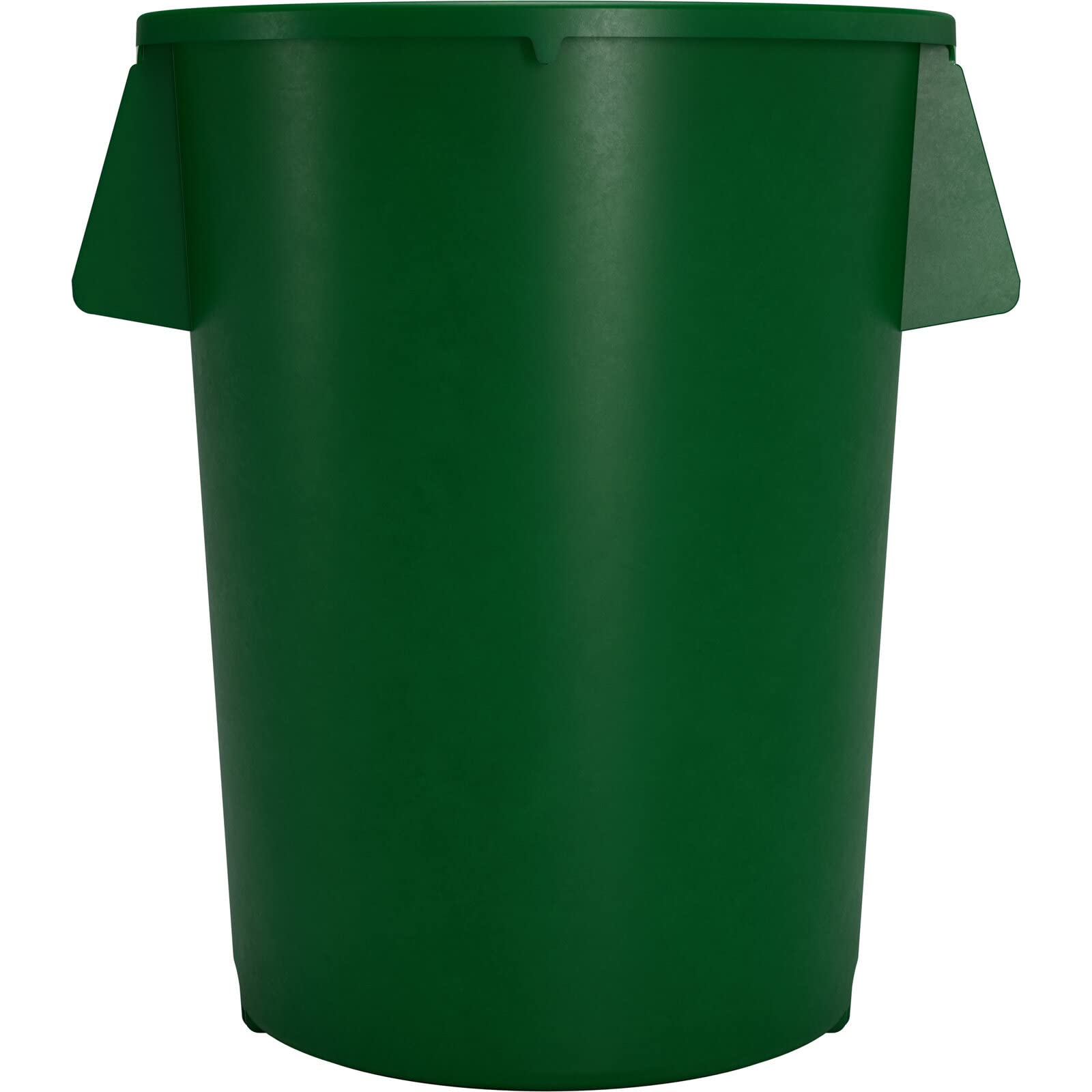 SPARTA Bronco 20 Gallon Trash Can, Thick Polyethylene Bin, NSF Certified Waste Container with Top Handles, Bottom Handholds, Reinforced Base and Stackable, LLDPE, 20 Gallon, Green