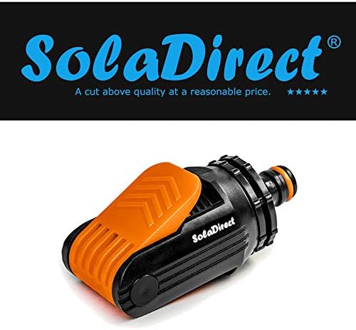 SolaDirect Universal Tap Connector Mixer Tap Hose Connector Adjustable Water Faucet Adapter to Garden Hose Pipe and Bath Pipe for Indoor Outdoor (Type 1)
