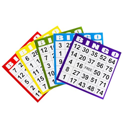 SEETOOOGAMES Bingo Paper Game Cards - 1 on Card - 1000 Sheets (200 Books of 5 Sheets) by SEETOOOGAMES - Image 3