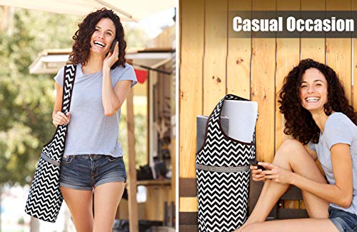 Iuga Yoga Mat Bag With Large Size Pocket & Inner Zipper Pocket, Yoga Carrier Bag Fit Most Yoga Mat Size #TOP5