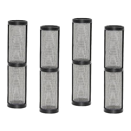 Brlyeeanze 246384 Colector de bomba de malla 60 compatible con Graco 390 395 490 495 595 pulverizador de pintura sin aire (paquete de 4)