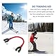 Garneck Skispitzenverbinder Profi Latex Langlebig Skitrainingshilfe Easy Wedge Ski Trainingshilfe Skispitzen lehrt Kontrolle Keilbau grundlegendes Wenden für Anfänger