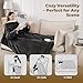 Kozyus Wearable Heated Blanket with Foot Pocket & Sleeves, Electric Blanket Heated Robe for Women & Men, 5 Heat Settings, 3H Auto-Off, Machine Washable, ETL Certified, Gift-Ready, 50x70 Inches, Grey