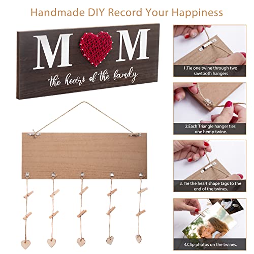 Jumptem Mom Gifts For Mom From Daughter Son Mohter Day Gifts For Mom Gifts For Women Grandma Mother-In-Law Photo Holder New Mom Gifts For Women Picture Frame Wall Decor Present For Mothers Day #TOP2