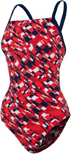 adidas Swim Women's Diagonal Block Geo