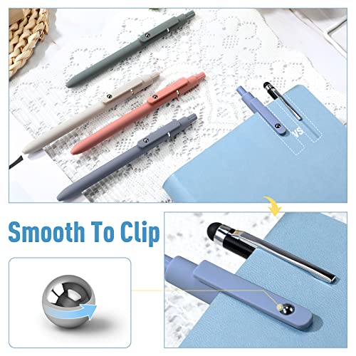 Set de 20 bolígrafos retráctiles de tinta gel negra 0.5 mm miniatura 2