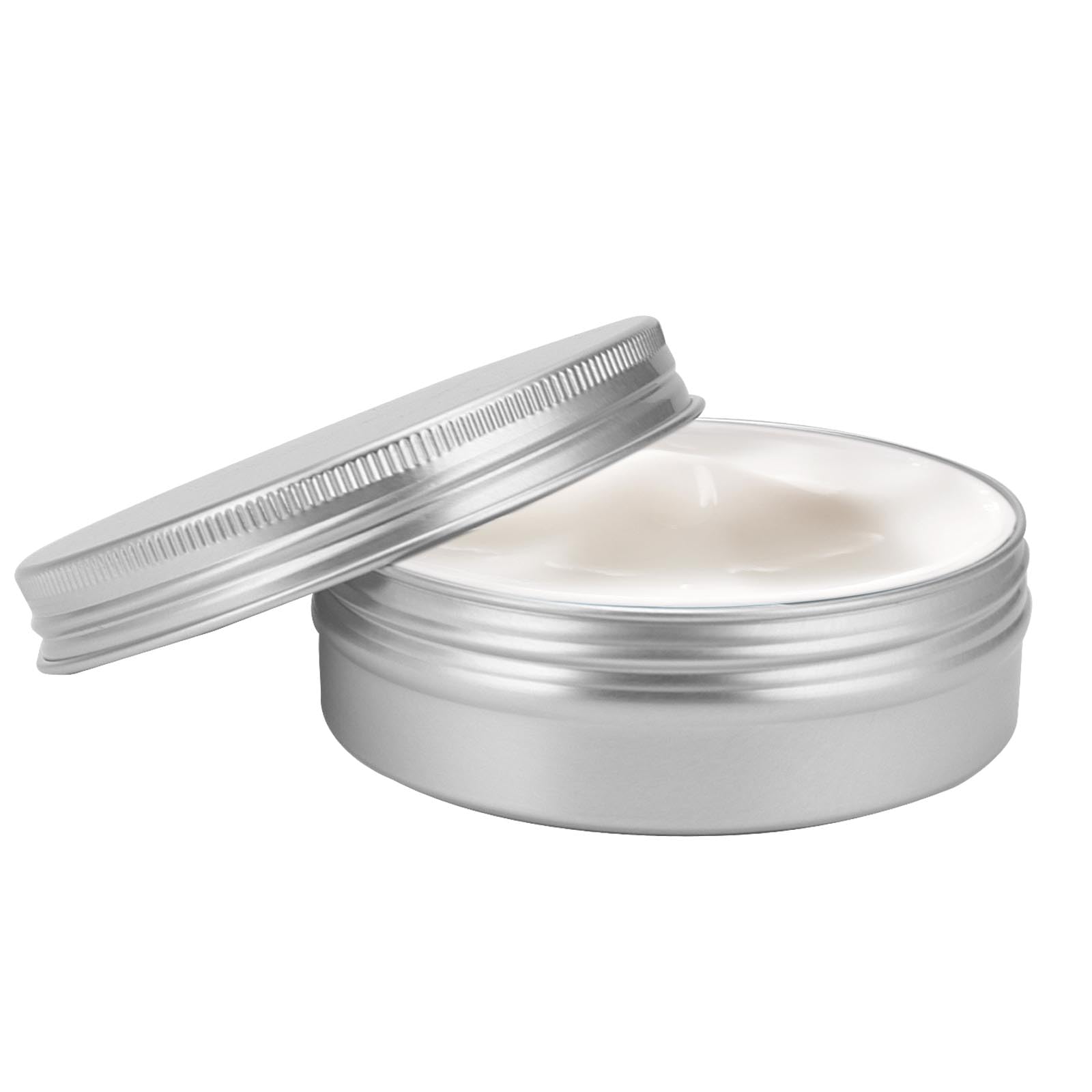JOIKIT 24 barattoli di latta in alluminio da 100 ml con coperchi, contenitori rotondi in alluminio vuoto con coperchio a vite, per balsamo per labbra, crema, mini candele