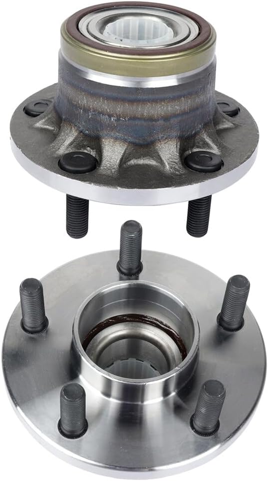 ECCPP Wheel Hub and Bearing Assembly Rear 512439 fit for Ford Transit Connect 2010-2013 5 Lugs Wheel Bearing Hubs with ABS 2pcs
