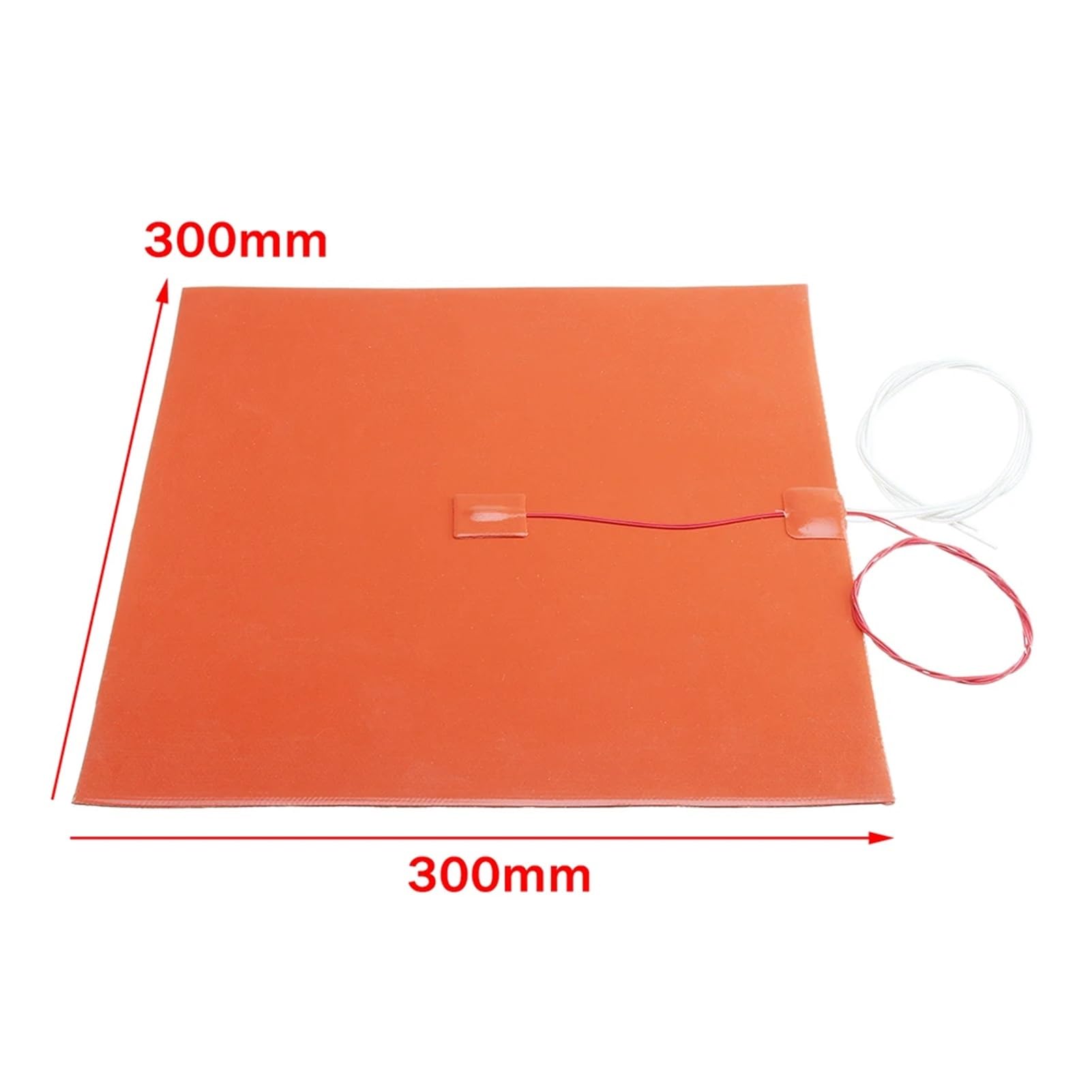 Heizkissen aus Silikon Silikonheizung 300x300mm 400x400mm 500x500mm 120 V/220 V 750 W Silikon-Heizbett-Heizkissen for 3D-Drucker(500x500mm 1000w,220v)