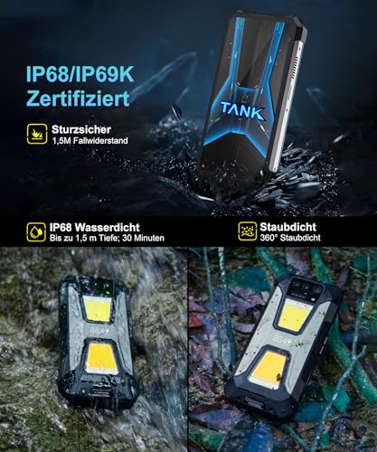 8849 Tank 2 Pro - Okrossbar Smartphone med Projektor och 100MP Kamera