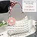 FOSDICK Bolso Bandolera Mujer Suave y Ligero Bolso de Hombro Mujer Diseño Plisado de Tul Bolso de Mano de mujer Moda Bolsos de Hombro Elegante Bolsos Blanco para Mujeres para Compras Viaje Imagen de FOSDICK Bolso Bandolera Mujer Suave y Ligero Bolso de Hombro Mujer Diseño Plisado de Tul Bolso de Mano de mujer Moda Bolsos de Hombro Elegante Bolsos Blanco para Mujeres para Compras Viaje