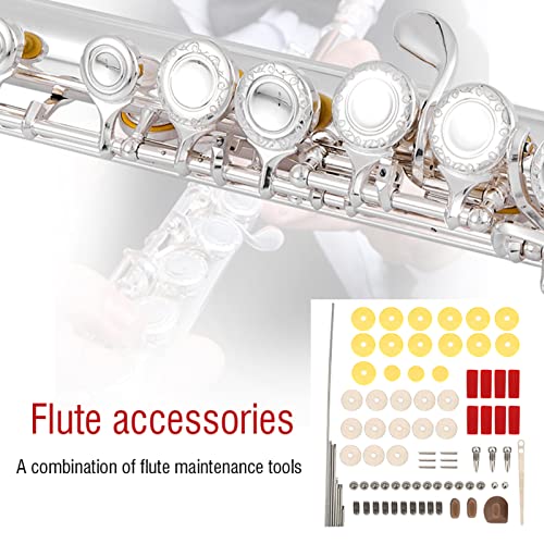Flute Repair Kit,Flute Pads,Flute Maintenance Kit,Practical DIY Repair