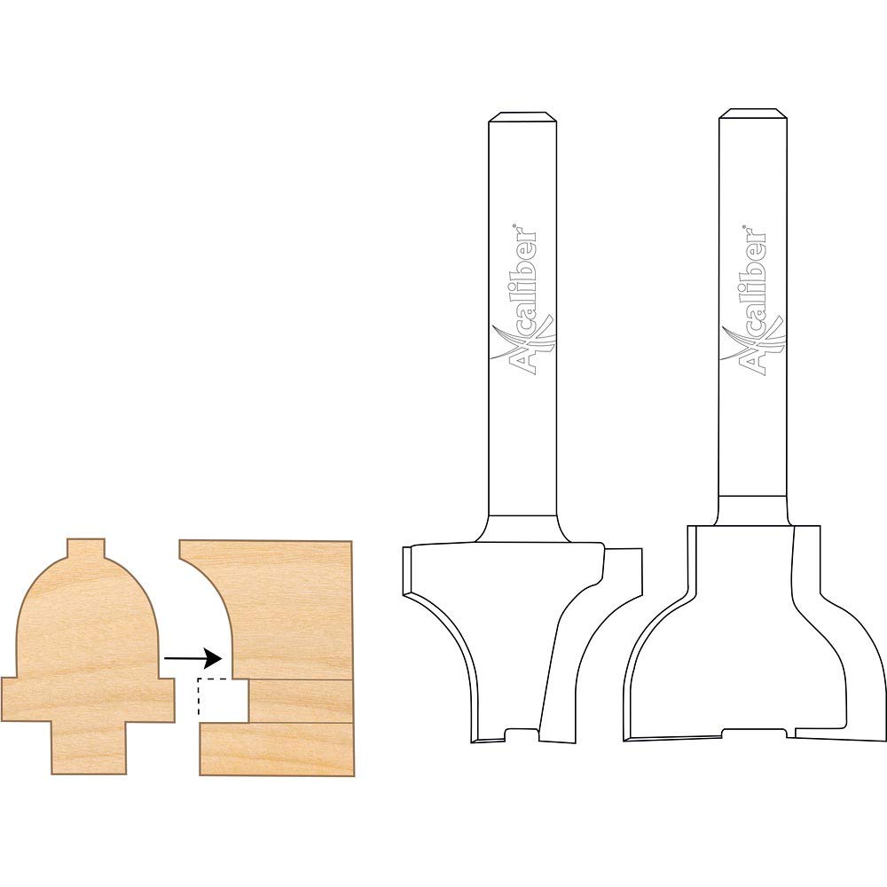 AxcaliberSash Bar Ovolo Cutter Set