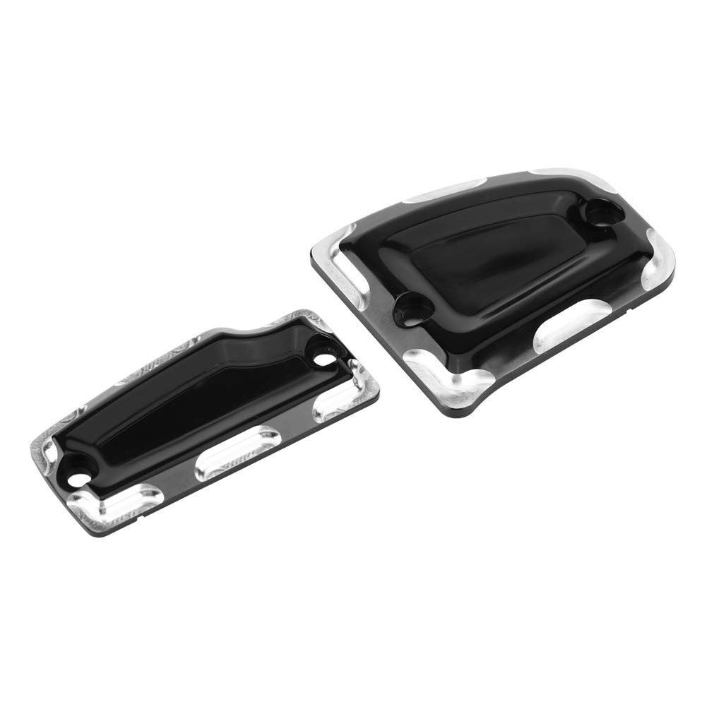 indian scout accessories,Hauptbremszylinderabdeckung für Indian Scout, Motorrad-Vorder- und Hinter-Billet-Master-Zylinderabdeckungen für Indian Scout 2015-2018