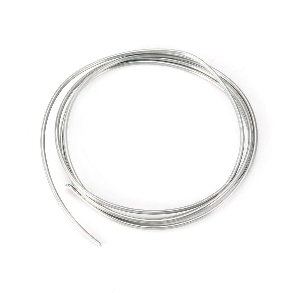 Varilla de soldadura Varilla de soldadura de 2 mm 1 m, Herramienta de soldadura de barra de soldadura de metal con alambre con núcleo de fundente, Baja temperatura de aluminio de cobre, soldador par
