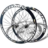 Juego de ruedas de bicicleta de carretera: llantas de aleación de aluminio 700C. 40 mm de altura de la rueda delantera 950 g y peso de la rueda trasera 1080 g, 50 mm de altura de la rueda delantera 1050 g y peso de la rueda trasera 1180 g.