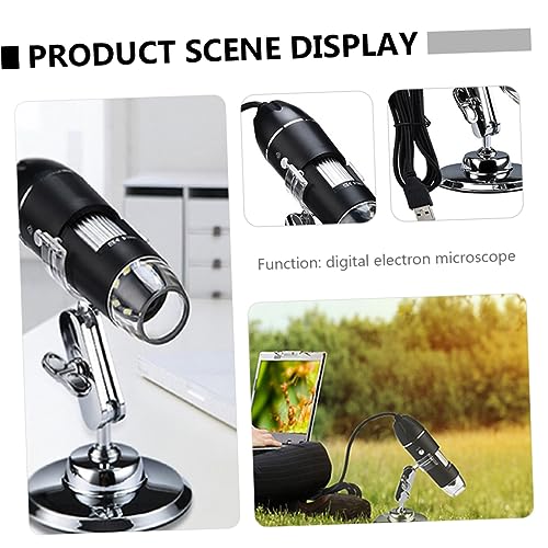 Microscope numérique USB NUOBESTY pour analyser les détails des objets à la maison