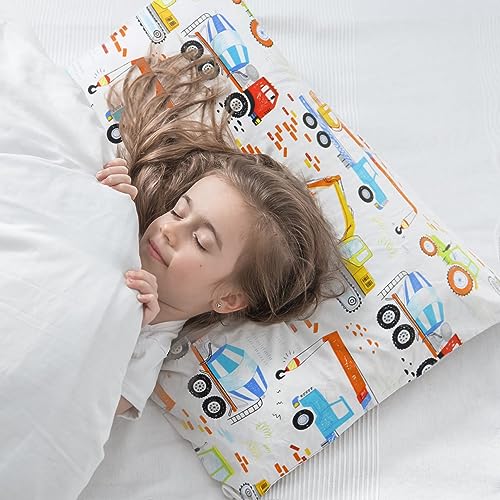 Babybett Kissen mit Kissenbezug - 33 x 45 cm Kinderbett Kissen, Super Soft-Bequeme Babykissen für Kinderbett,Perfekt für Reisen