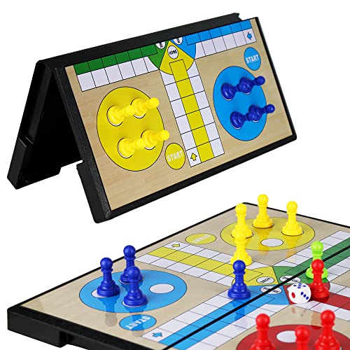 Ludo magnético para niños y familia 11.2x11.2 in miniatura 6