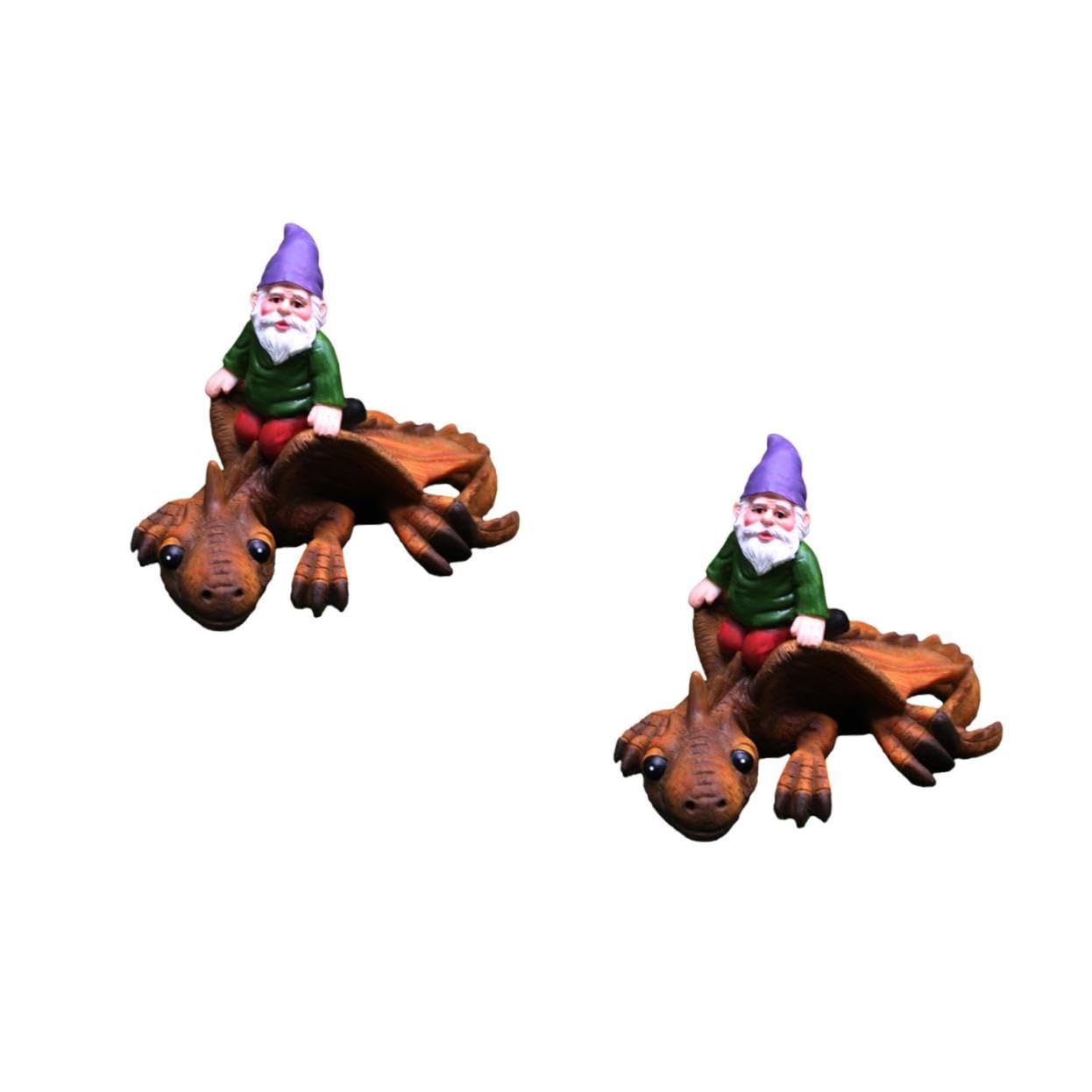 Abaodam 2 Pièces GNOME Décoratif pour Jardin Ornement Jardin Décoration Extérieure Unique