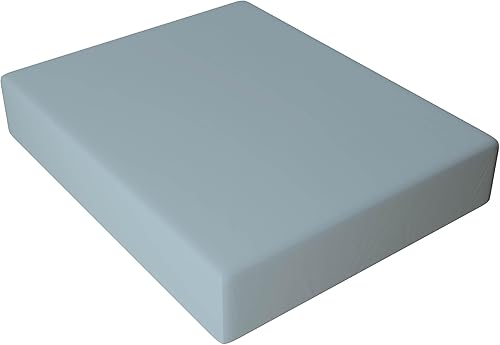 Miniatura 8 de Superity Linen Sábana bajera ajustable de algodón que absorbe la humedad para un sueño transpirable, seco y cómodo. 200 hilos (azul)