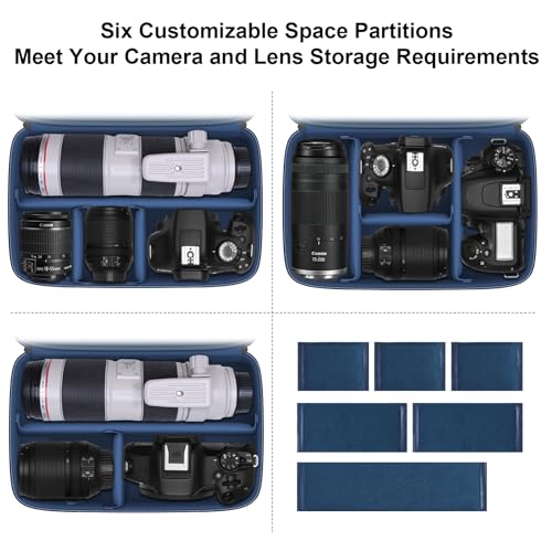 Bolso para cámara LTGEM compatible con DSLR y accesorios miniatura 4
