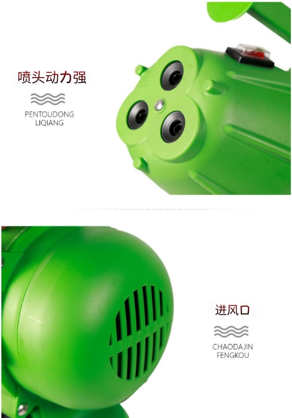 Dazzix噴霧器 3 ノズル 4L 1200W 電動 ULV フォガー噴霧器、超低容量コールドフォギングマシン スプレーの効率的な