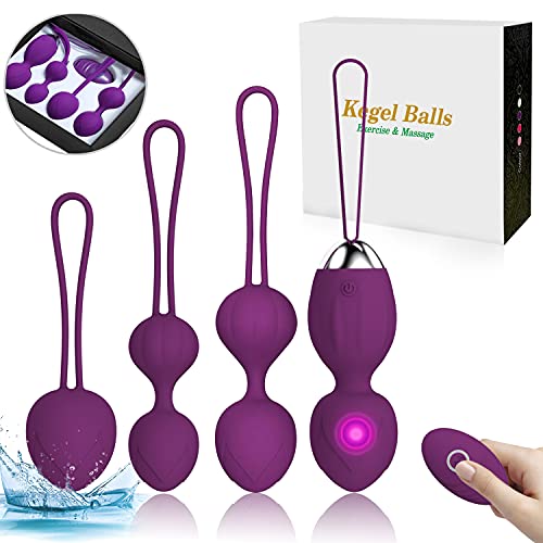 Kegel Balls for Women Pelvic Floor Exercises and Tightening Set of 5 Silicone Ben Wa Balls for Women Beginners & Advanced Kegel Exercise Weights