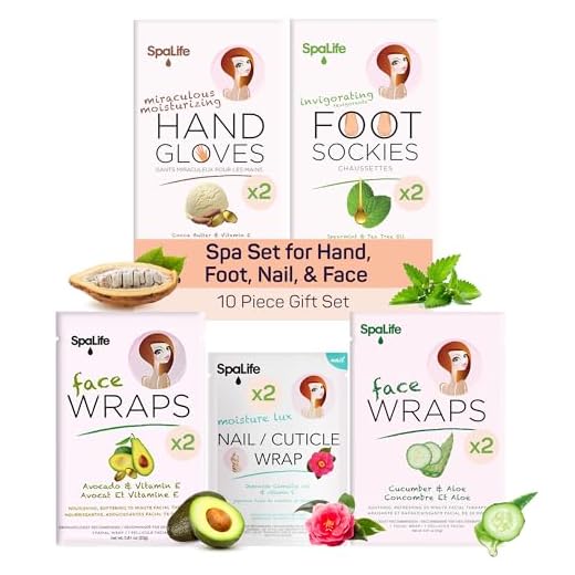 SpaLife Pink Hand, Foot, Nail, & Face 10 Piece Spa Set