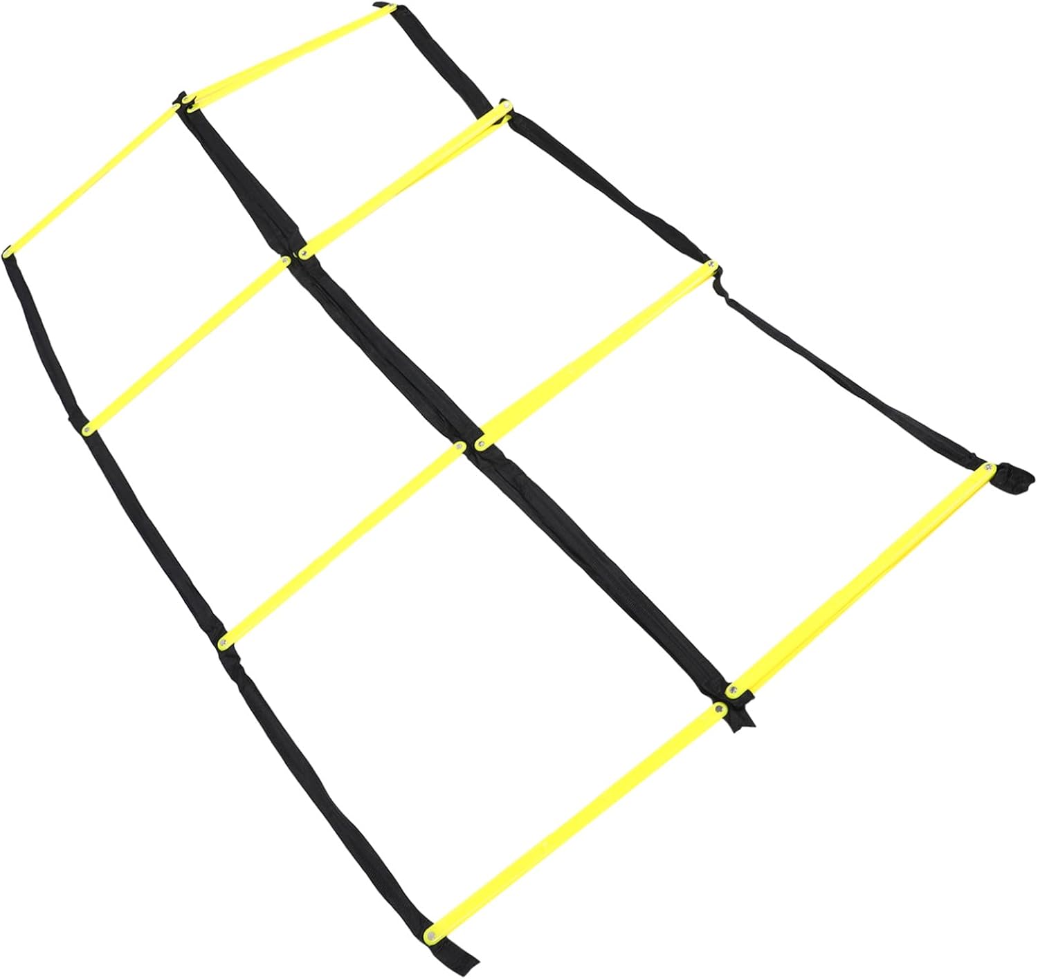 PartyKindom Portable Agility Ladder with Material for Soccer and Football Speed Training Footwork Ladder for Outdoor Agility Drills Compact Foldable Design for Athletes Coordination Exercises
