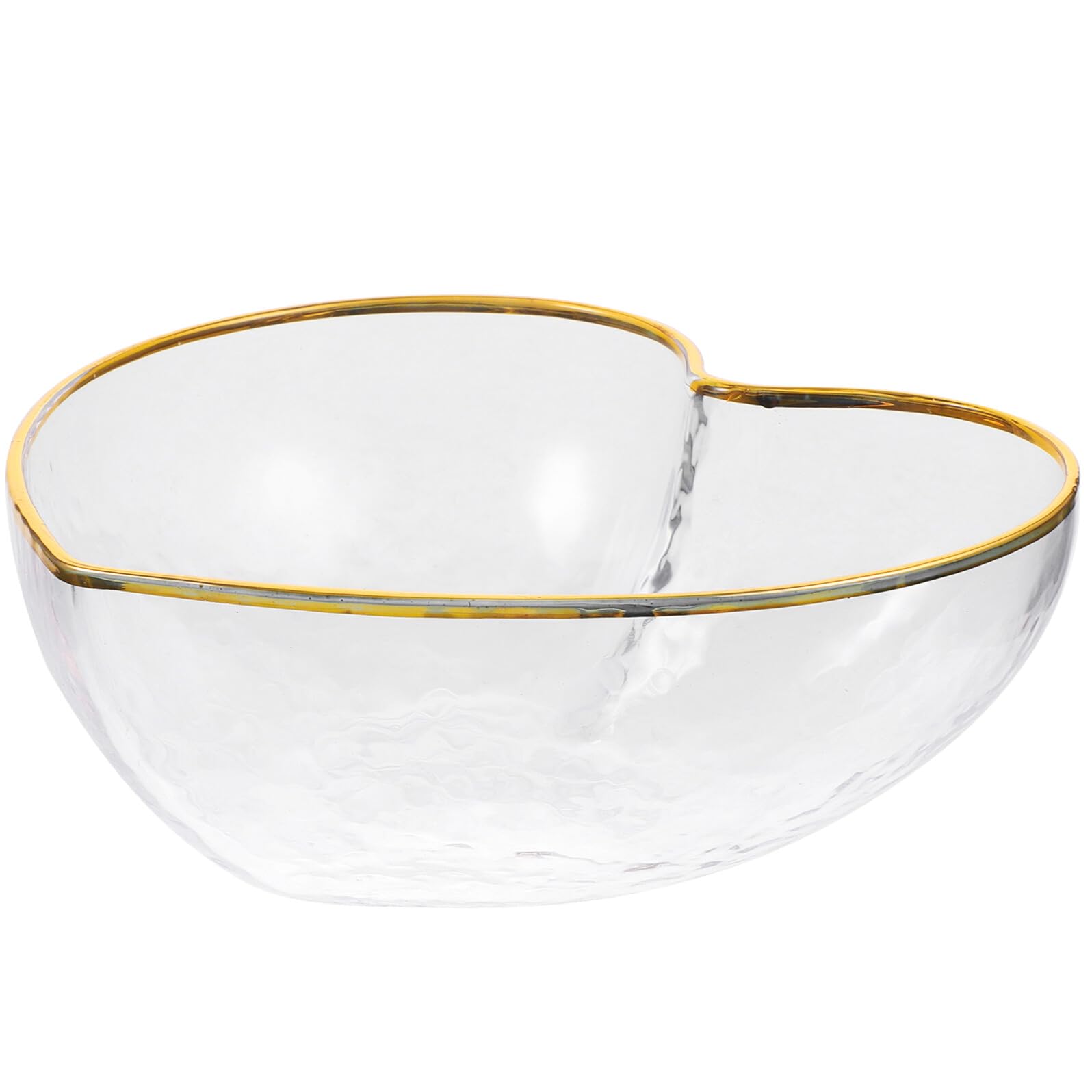 Bol en verre de cœur transparent pour partager des moments conviviaux