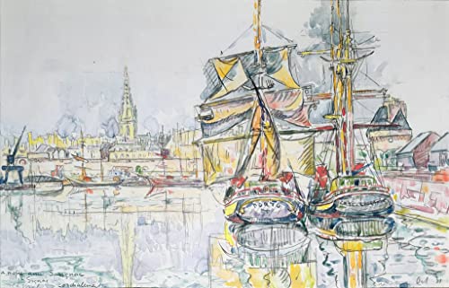 Toile Paul Signac l'émeraude Saint-Malo pour sublimer la décoration de votre salon