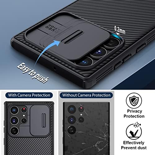 S22 Ultra Phone Case, Nillkin CamShield Pro for Samsung Galaxy S22 Ultra Case with Slide Camera Cover, Slim for Samsung Galaxy S22 Ultra 5G -2022-6.8